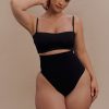 Saria High Waist Shapewear Briefs - Black