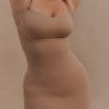 Jocelyn Backless Shapewear Mini Dress - Latte