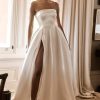 Eileen Strapless Wedding Gown - White