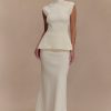Maxine Knit Maxi Skirt - Ivory