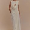 Oria Chiffon Maxi Dress - Ivory