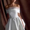 Lauretta Off Shoulder Mini Dress - White