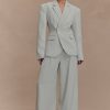Jameson Pleated Wide Leg Pants - Light Sage