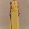 Katalina Chiffon Maxi Skirt - Butterscotch