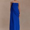 Leena Chiffon Maxi Dress - Cobalt