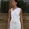 Violeta Asymmetric Top - Ivory