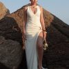Kaiden Slinky Beaded Maxi Dress - Ivory