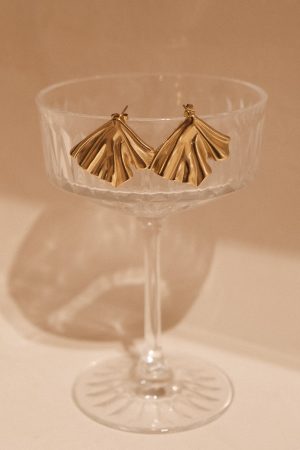 Willa Draped Earrings - Gold
