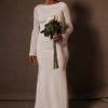 Tarna Slinky Fishtail Maxi Dress - Ivory